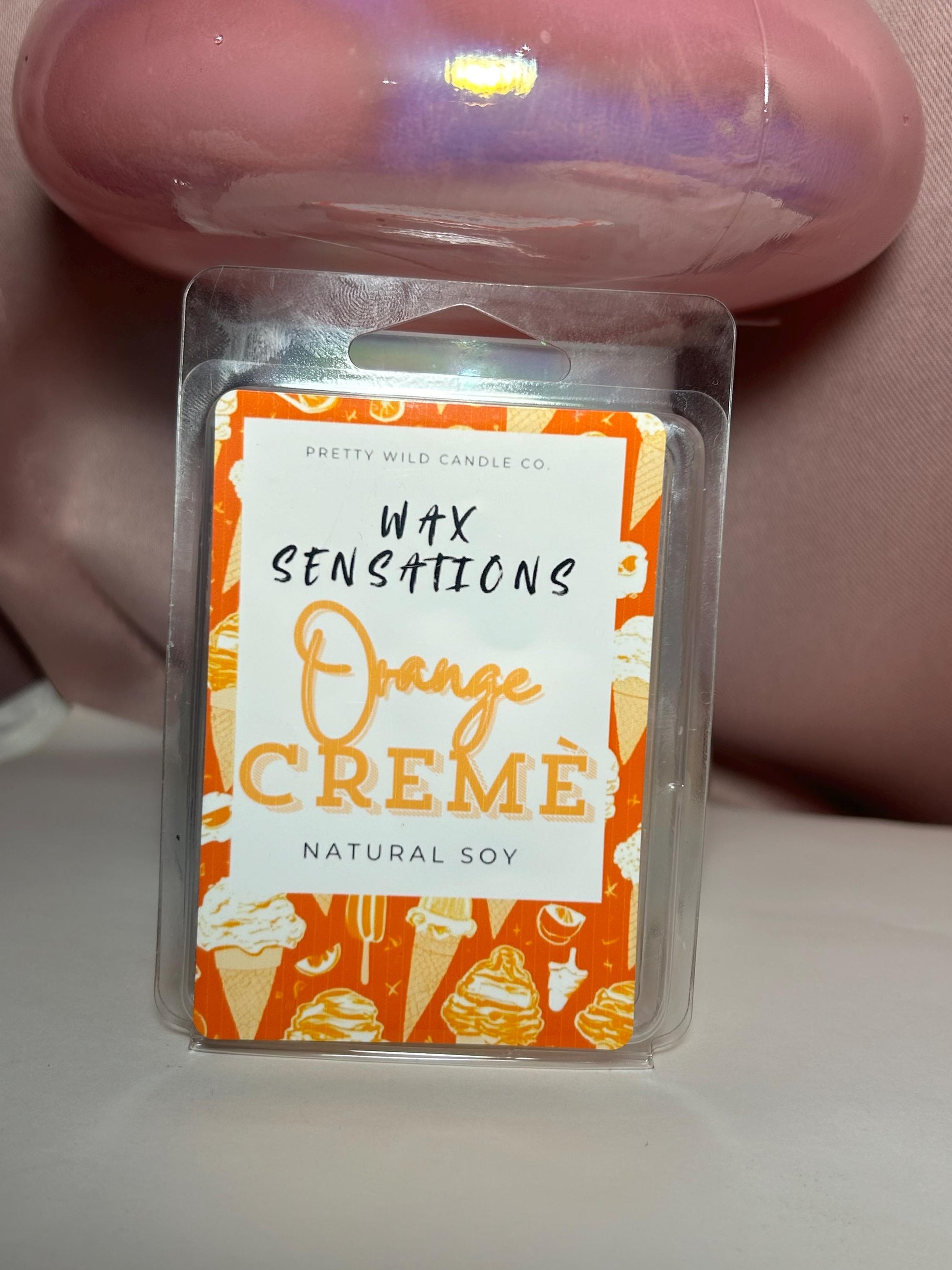 Orange Crème Clamshell Wax 4oz.